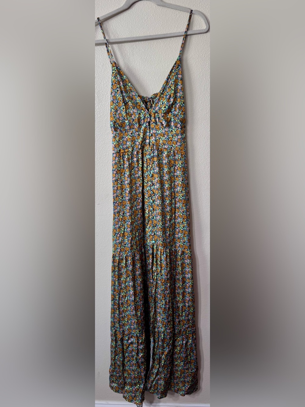NWT Maaji Floral Spaghetti Strap Maxi Dress Size M - Picture 2 of 7